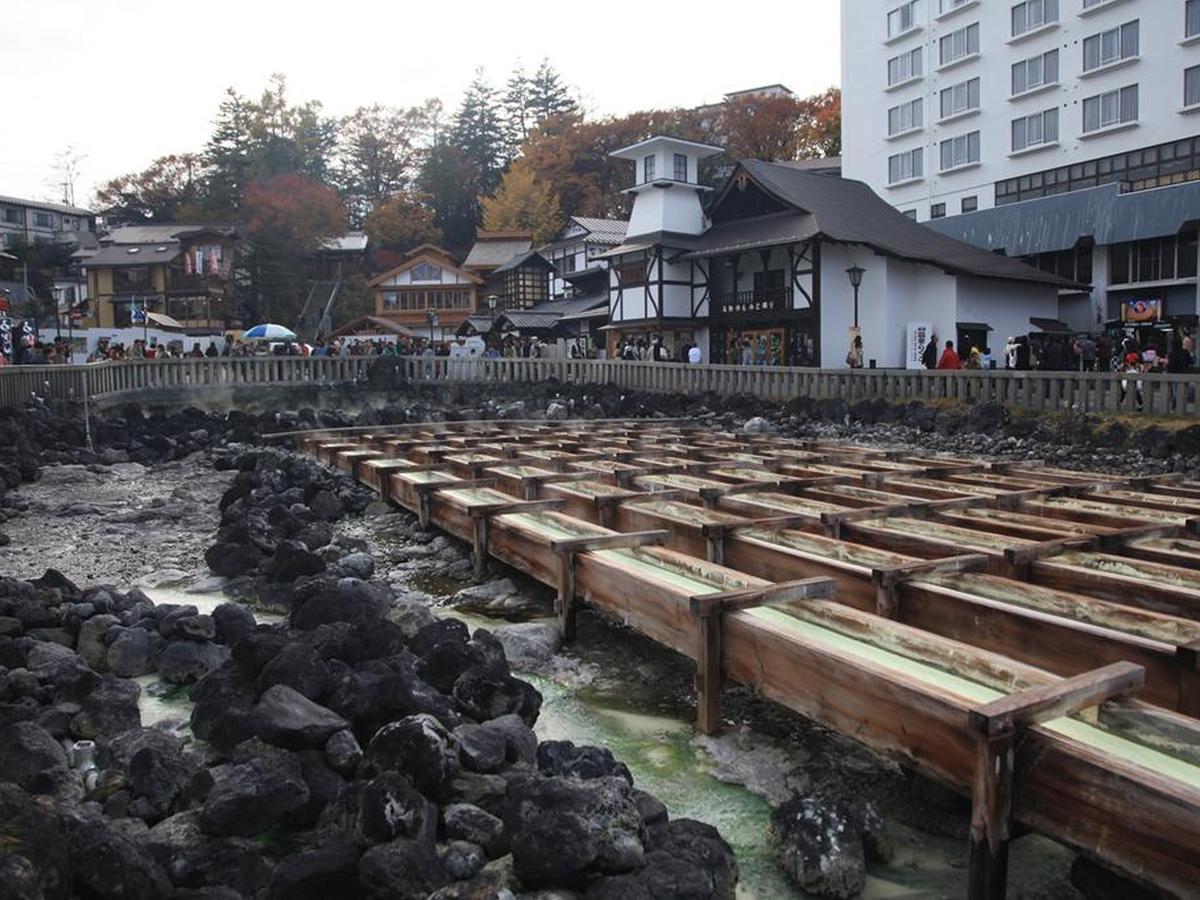 Hotel New Koyo Kusatsu  Bagian luar foto